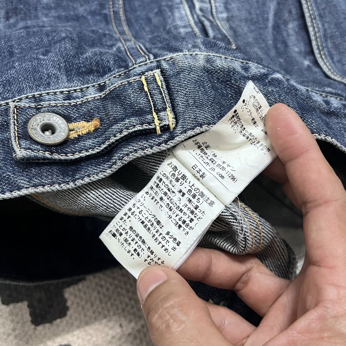 Blue Blue Japan Authentic Blue Blue Japan Distressed Denim Jacket Size US XS / EU 42 / 0 - 9 Thumbnail