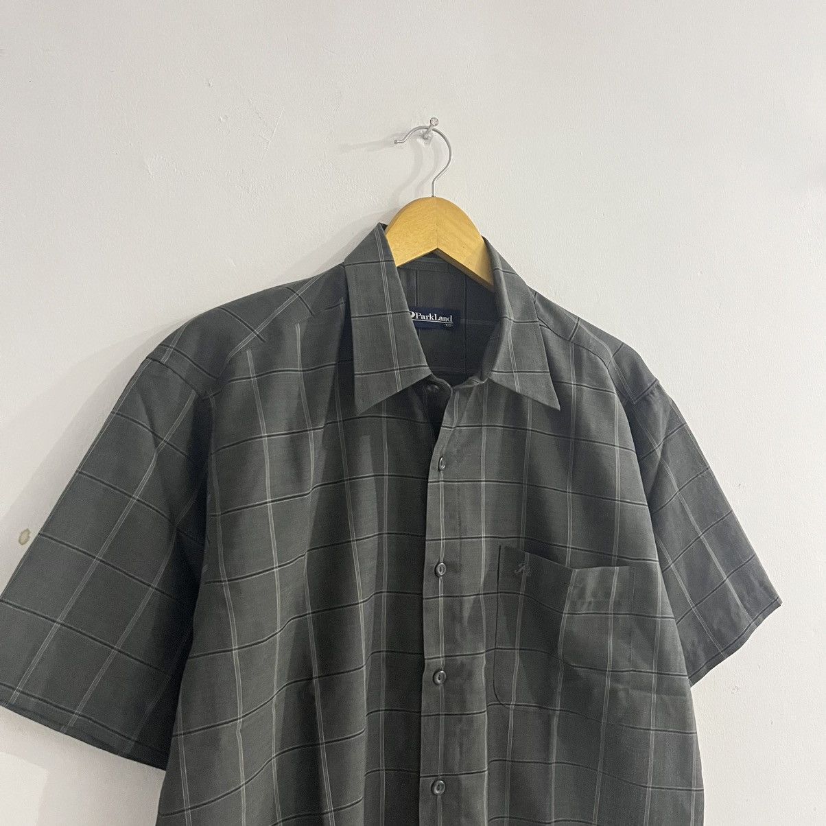 Issey Miyake Parkland - Plaid Short Sleeve Shirt Size US L / EU 52-54 / 3 - 3 Thumbnail