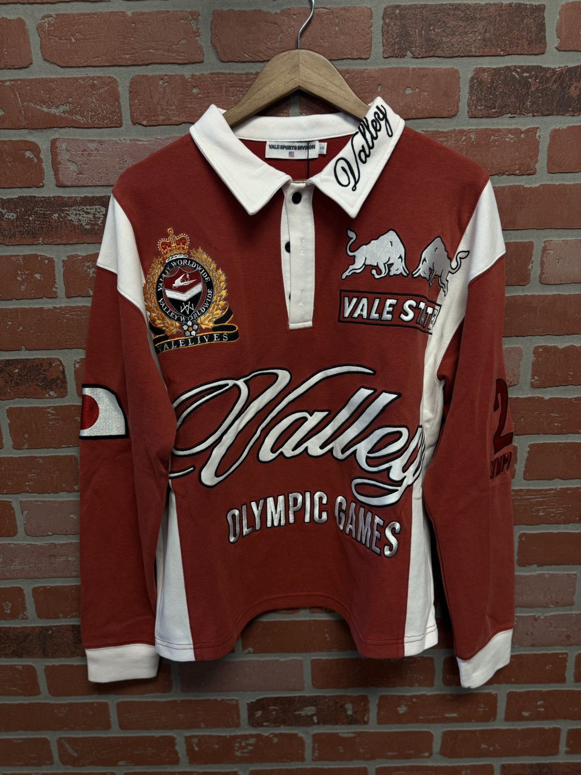 Vale Valley Olympic Rugby Long Sleeve Shirt Size Small (NEW) Size US S / EU 44-46 / 1 - 1 Thumbnail