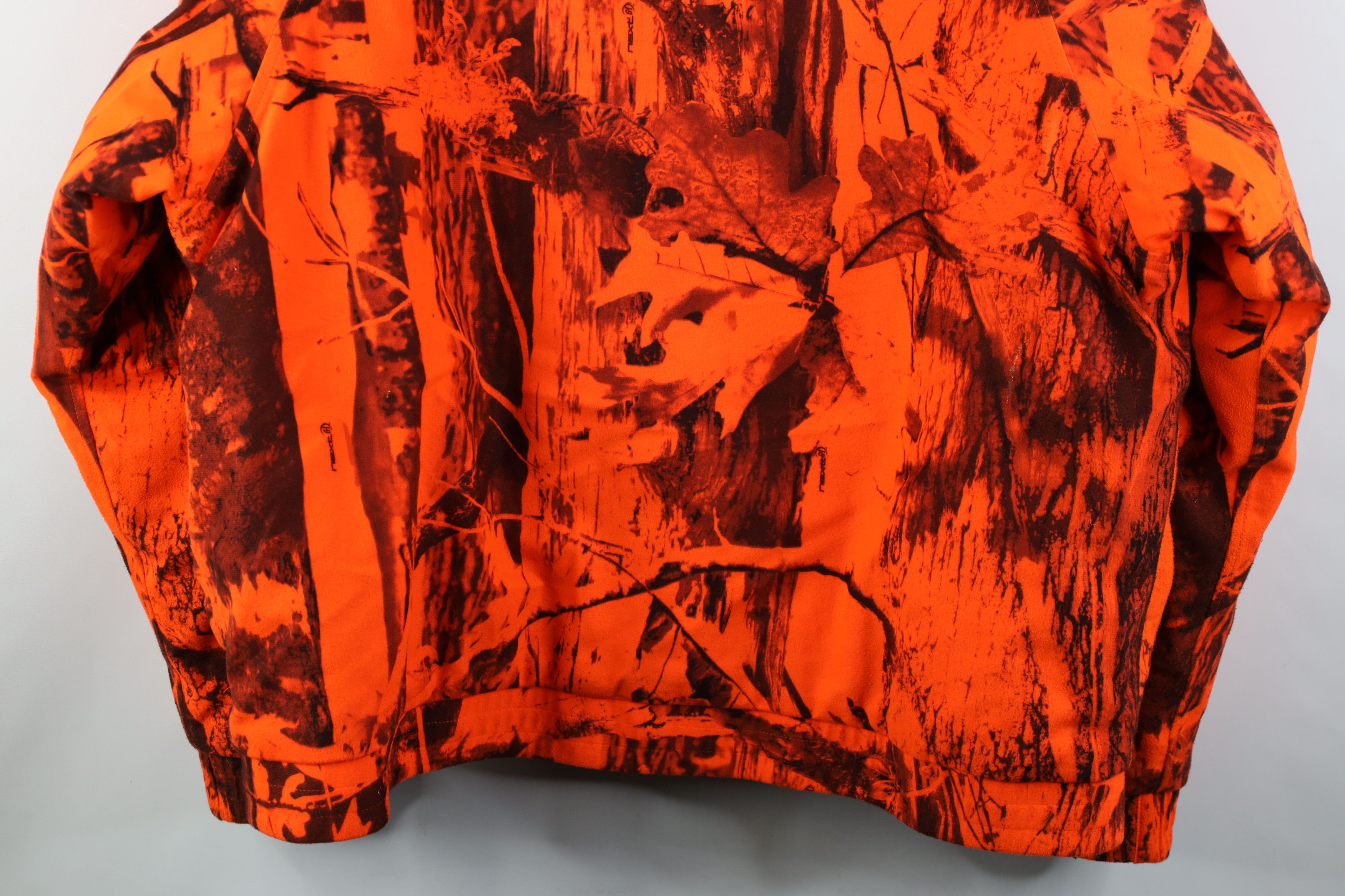 Vintage Vintage 90s Streetwear Camouflage Puffer Jacket Blaze Orange Size US XL / EU 56 / 4 - 15 Thumbnail