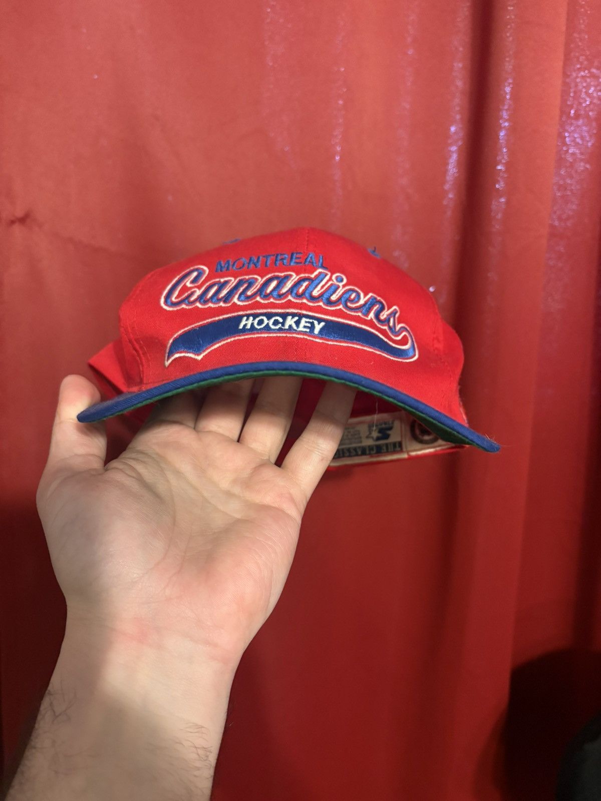 Starter Vintage Montreal Canadiens Hat 90’s Starter Tailsweep Size ONE SIZE - 2 Thumbnail