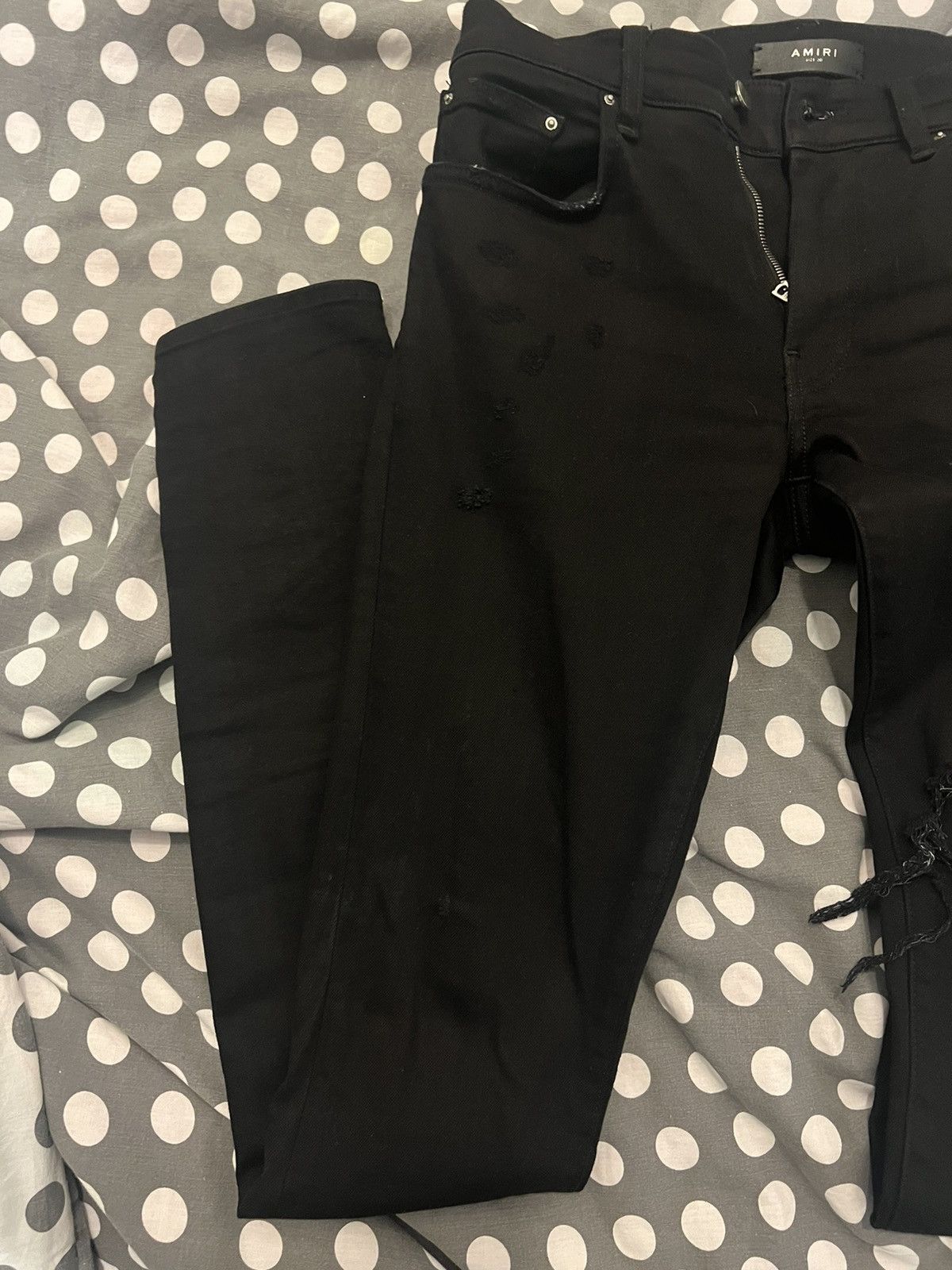 Amiri Distressed Denim Jeans Size US 30 / EU 46 - 7 Thumbnail