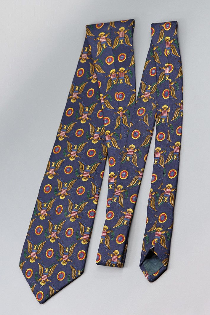 Other Oger Patriotic Eagle Tie – USA Emblem Vintage Necktie Size ONE SIZE - 7 Thumbnail