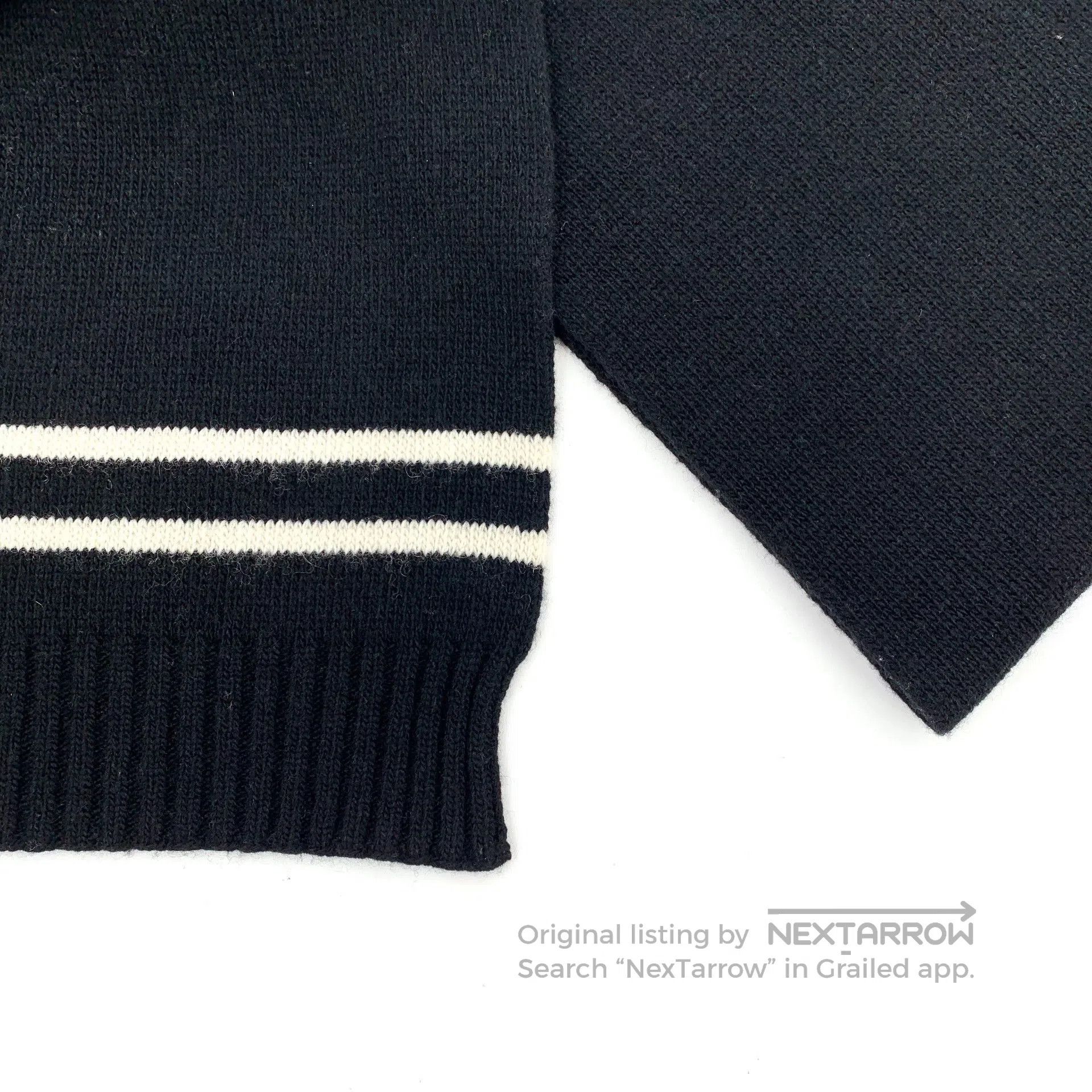 Dior Dior Black Logo Letter Wool Scarf. Size ONE SIZE - 6 Thumbnail