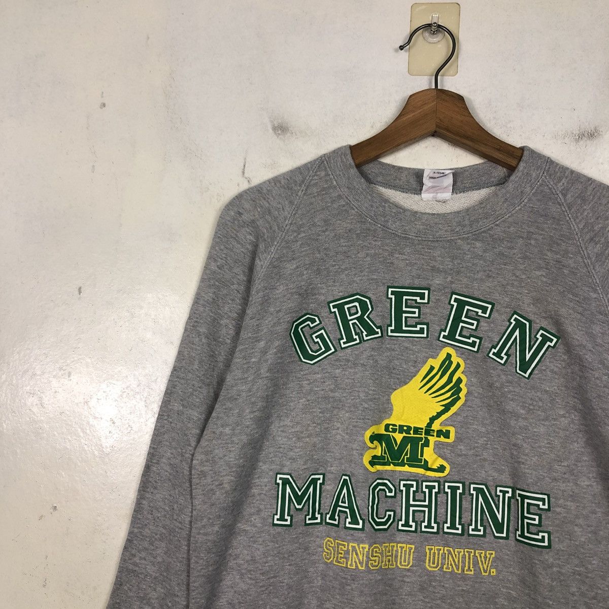 Japanese Brand 📌Green Machine Senshu University Vintage Sweatshirt Size US M / EU 48-50 / 2 - 9 Thumbnail
