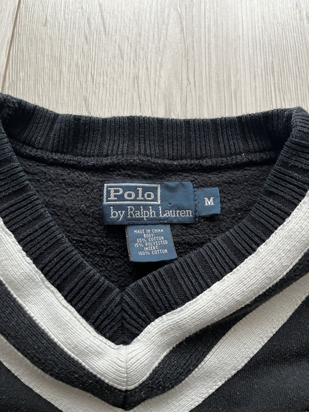 Polo Ralph Lauren Vintage Polo Ralph Lauren v-neck sweatshirt Size US M / EU 48-50 / 2 - 4 Thumbnail