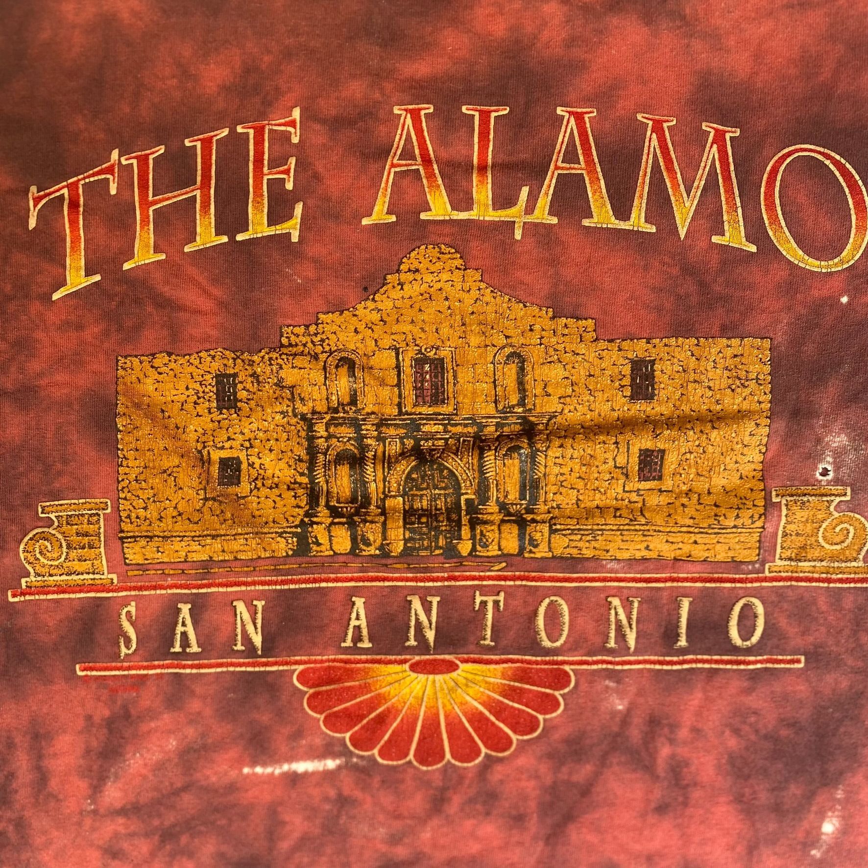 Vintage Vintage 90s Alamo Texas T-Shirt Western Tie Dye Grunge Tee Size US M / EU 48-50 / 2 - 3 Thumbnail