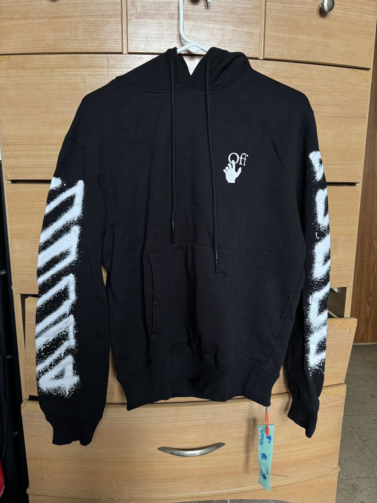 Off-White Off-White Spray Marker Slim Hoodie L Size US L / EU 52-54 / 3 - 1 Thumbnail