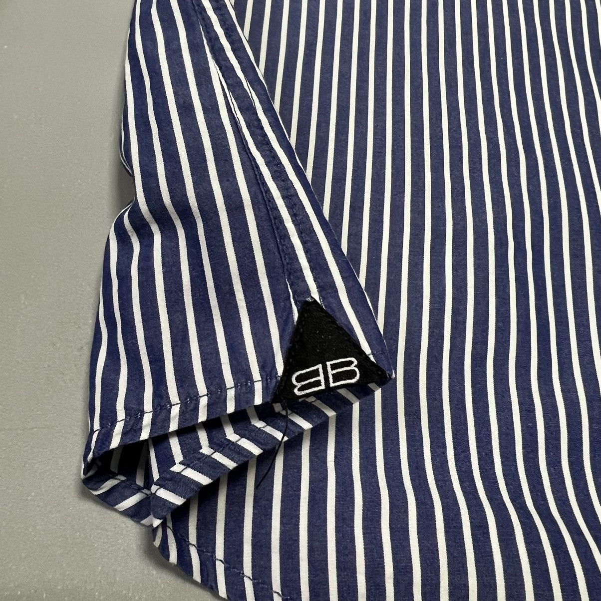 Balenciaga Balenciaga Button Ups Striped Shirt Size US M / EU 48-50 / 2 - 4 Thumbnail