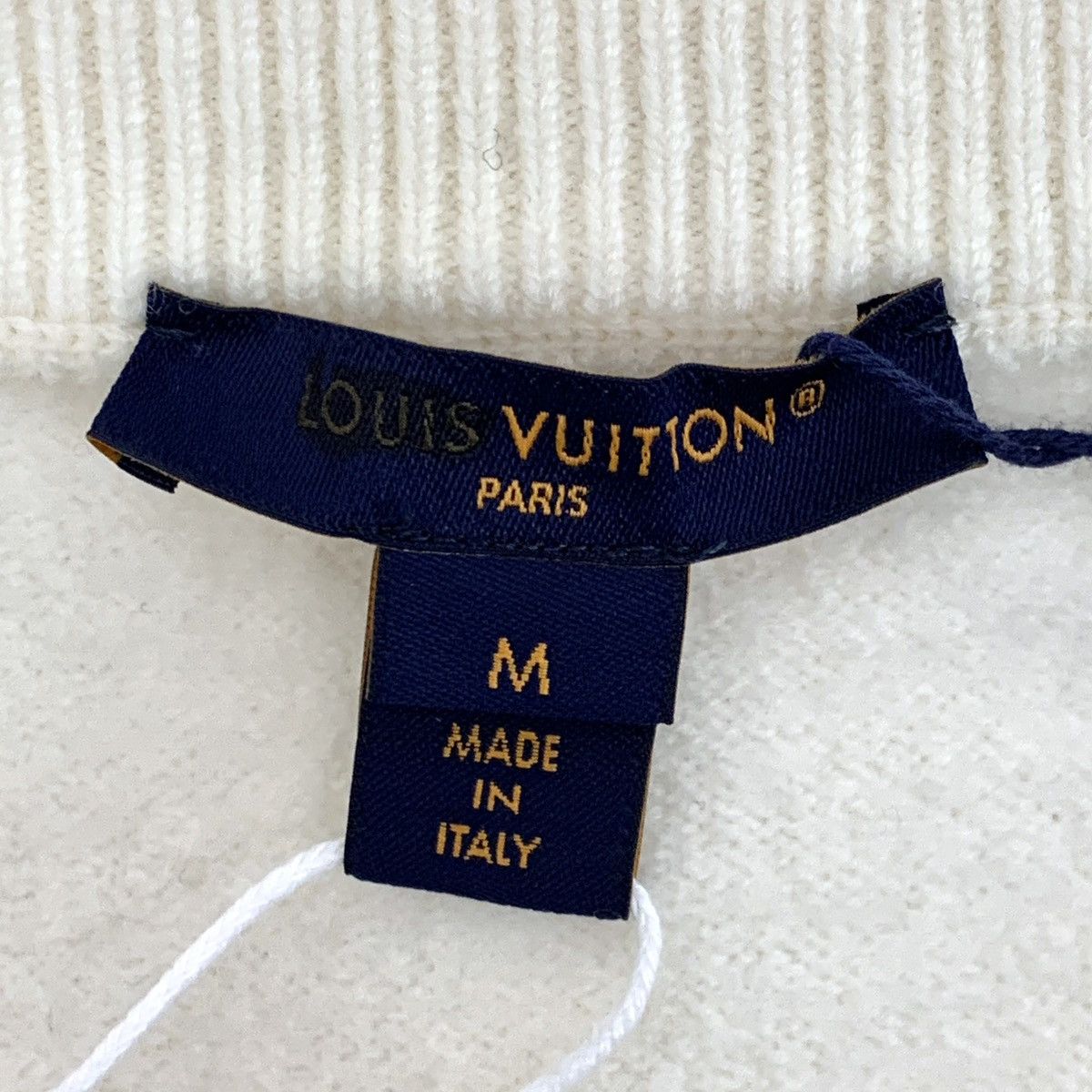 Louis Vuitton Louis Vuitton Beige Monogram Leather Label Skirt K26WX Size 28" / US 6 / IT 42 - 6 Thumbnail