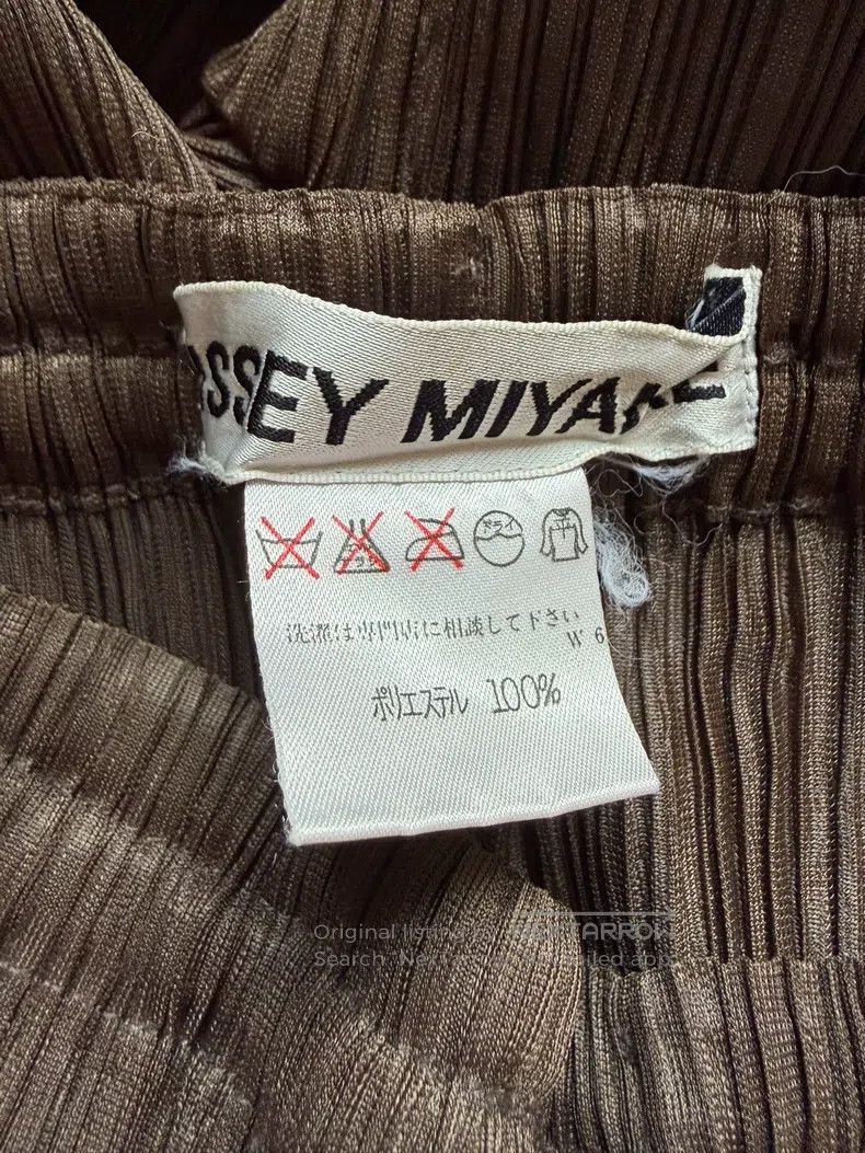 Issey Miyake Issey Miyake Coffee Brown Pleated Trousers Size 25" / US 0 / IT 36 - 7 Thumbnail