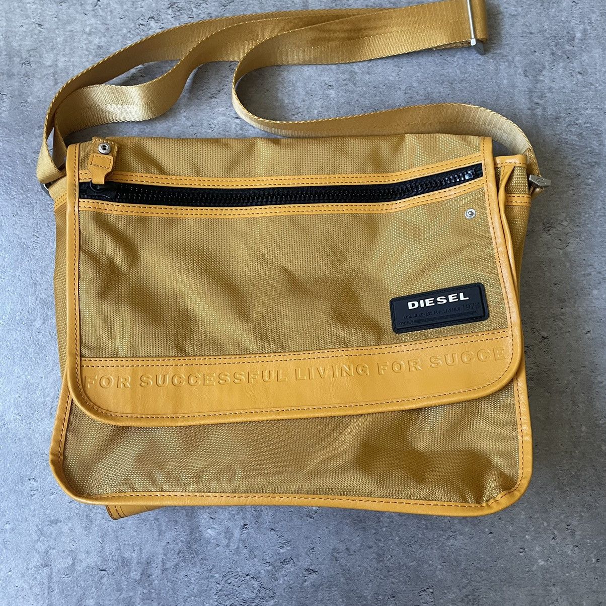 Diesel × Diesel Black Gold × Vintage Vintage Diesel For Successful Living Bag Freaitag Style Size ONE SIZE - 2 Thumbnail