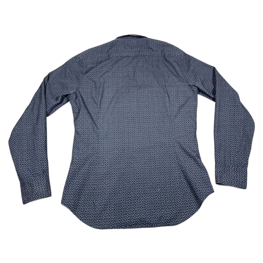Bonobos Bonobos Shirt Blue Geometric Print Button-Down Slim Fit Adult MEDIUM Long Sleeve Size US M / EU 48-50 / 2 - 2 Thumbnail