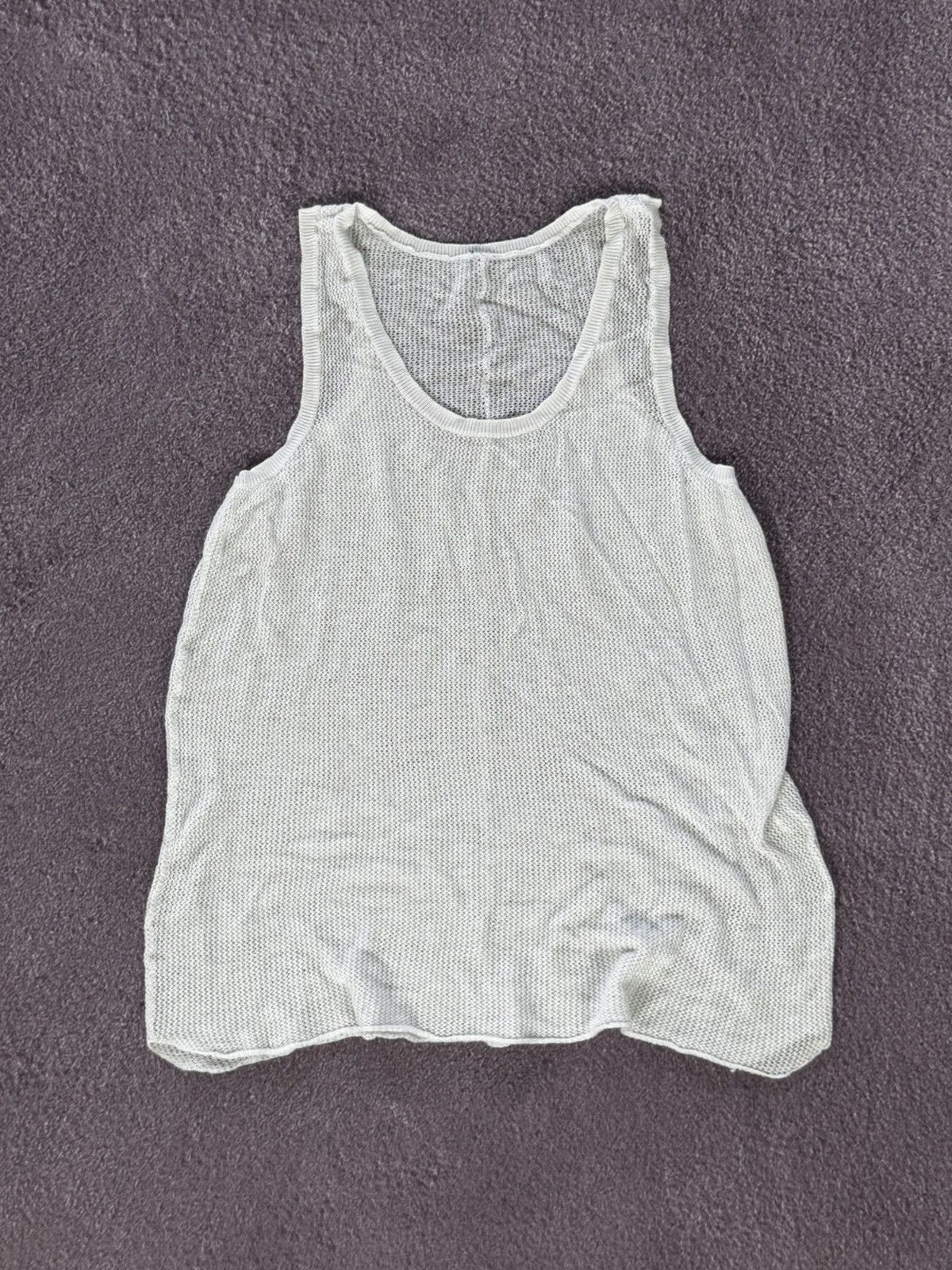 Vintage Avant Garde Vintage Classic White Tank Top Size US L / EU 52-54 / 3 - 1 Thumbnail