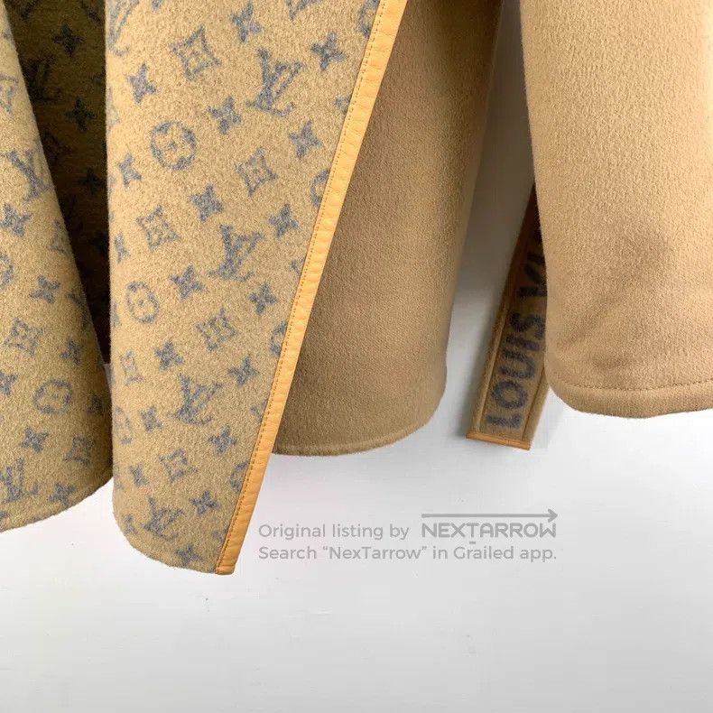 Louis Vuitton Louis Vuitton Brown printed wool bathrobe overcoat with ol Size XS / US 0-2 / IT 36-38 - 4 Thumbnail