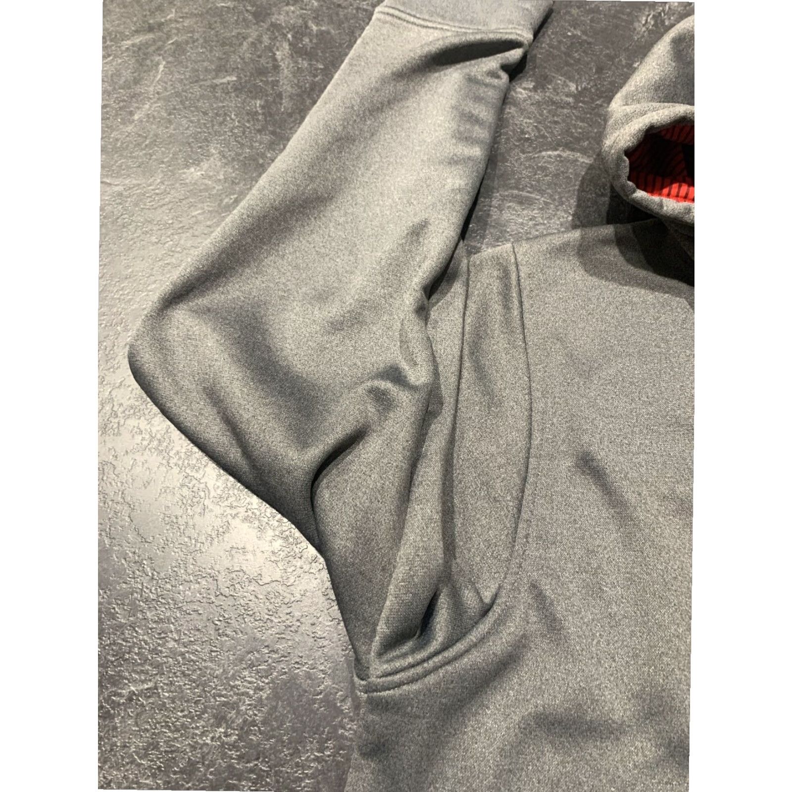 Under Armour Under Armour Hoodie Adult Men's Medium Gray Red Pullover Size US M / EU 48-50 / 2 - 5 Thumbnail
