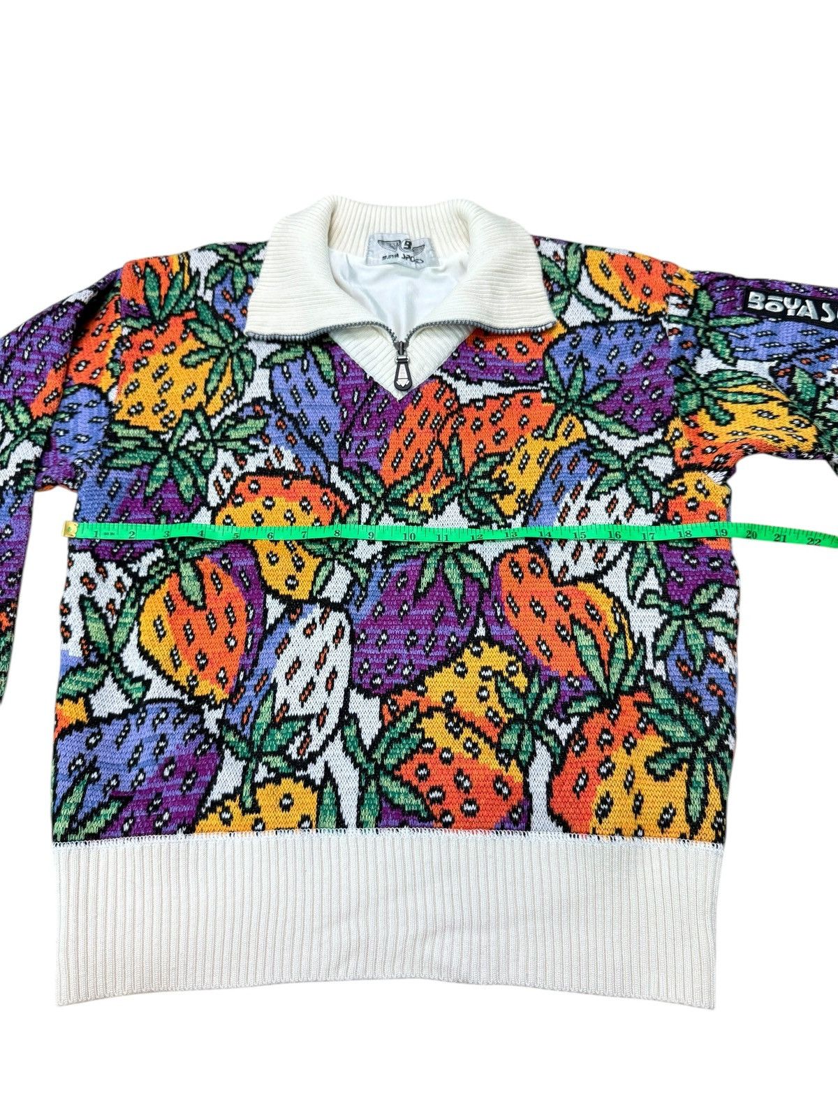 Vintage RARE VINTAGE BOYA SKI PRINTED FULL SWEATER Size US M / EU 48-50 / 2 - 12 Thumbnail