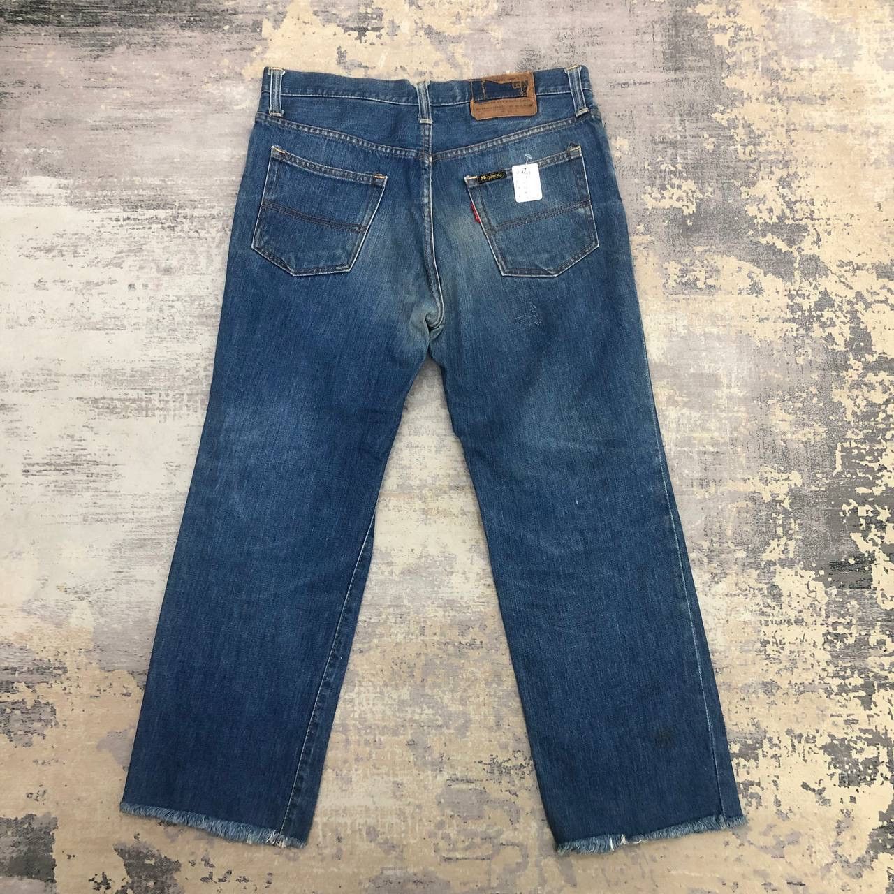 P863. VINTAGE TALON ZIPPER MCQUEEN JEANS