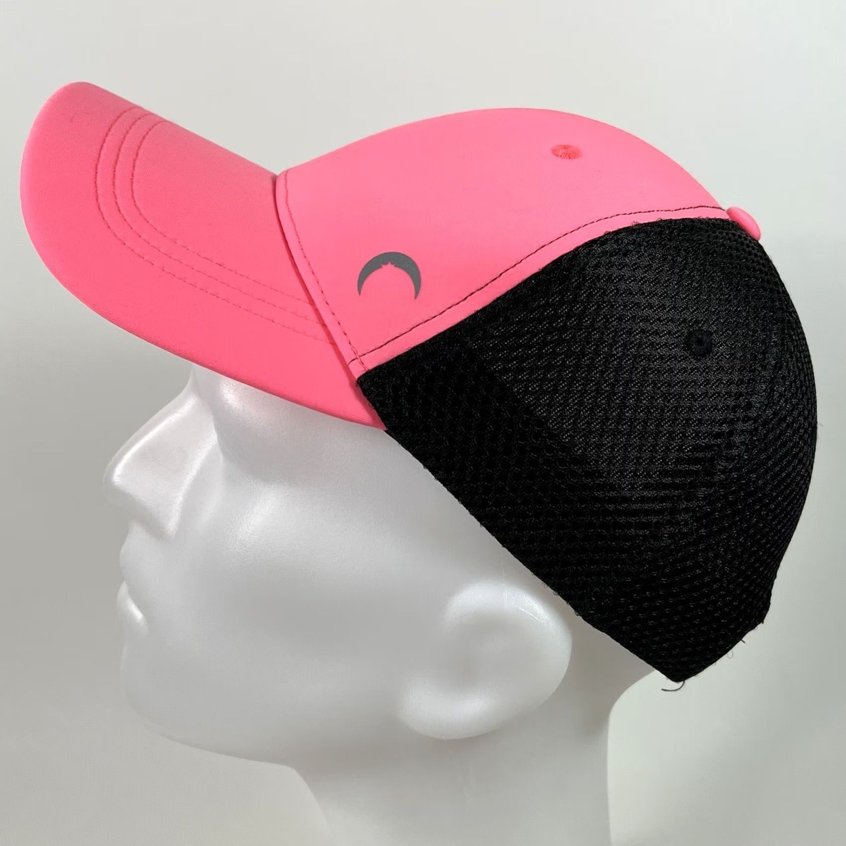 Pinko ZYIA Active Pink Black Breathable Baseball Cap Hat Strapback Adjustable OSFA Womens Cap Size ONE SIZE - 3 Thumbnail