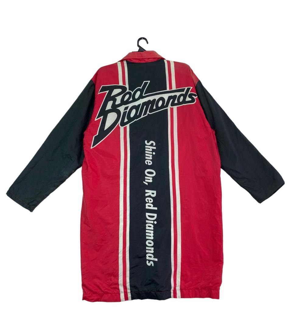 Vintage Vtg Mitsubishi Urawa Red Diamond Japan JFA long coach jacket Size US M / EU 48-50 / 2 - 1 Thumbnail