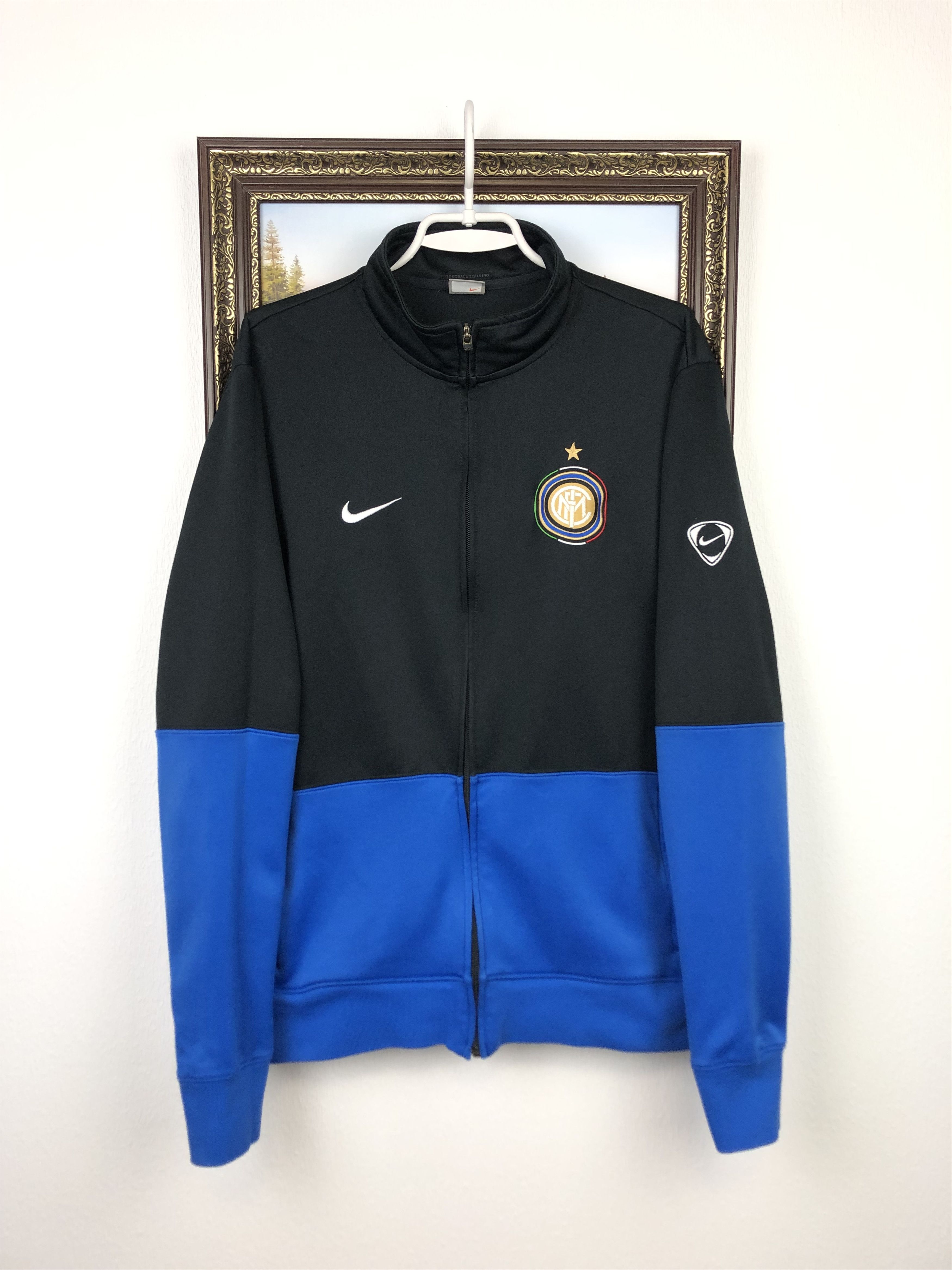 Vintage Nike Inter Milan Football Jacket Soccer Track