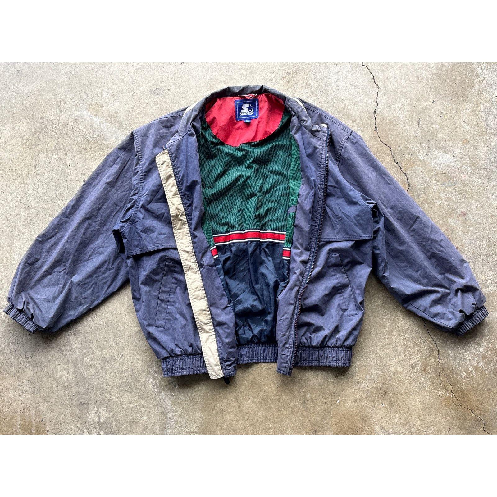 Starter Vintage 1999 Kentucky Derby Starter Jacket full zip nylon Size US XL / EU 56 / 4 - 4 Thumbnail