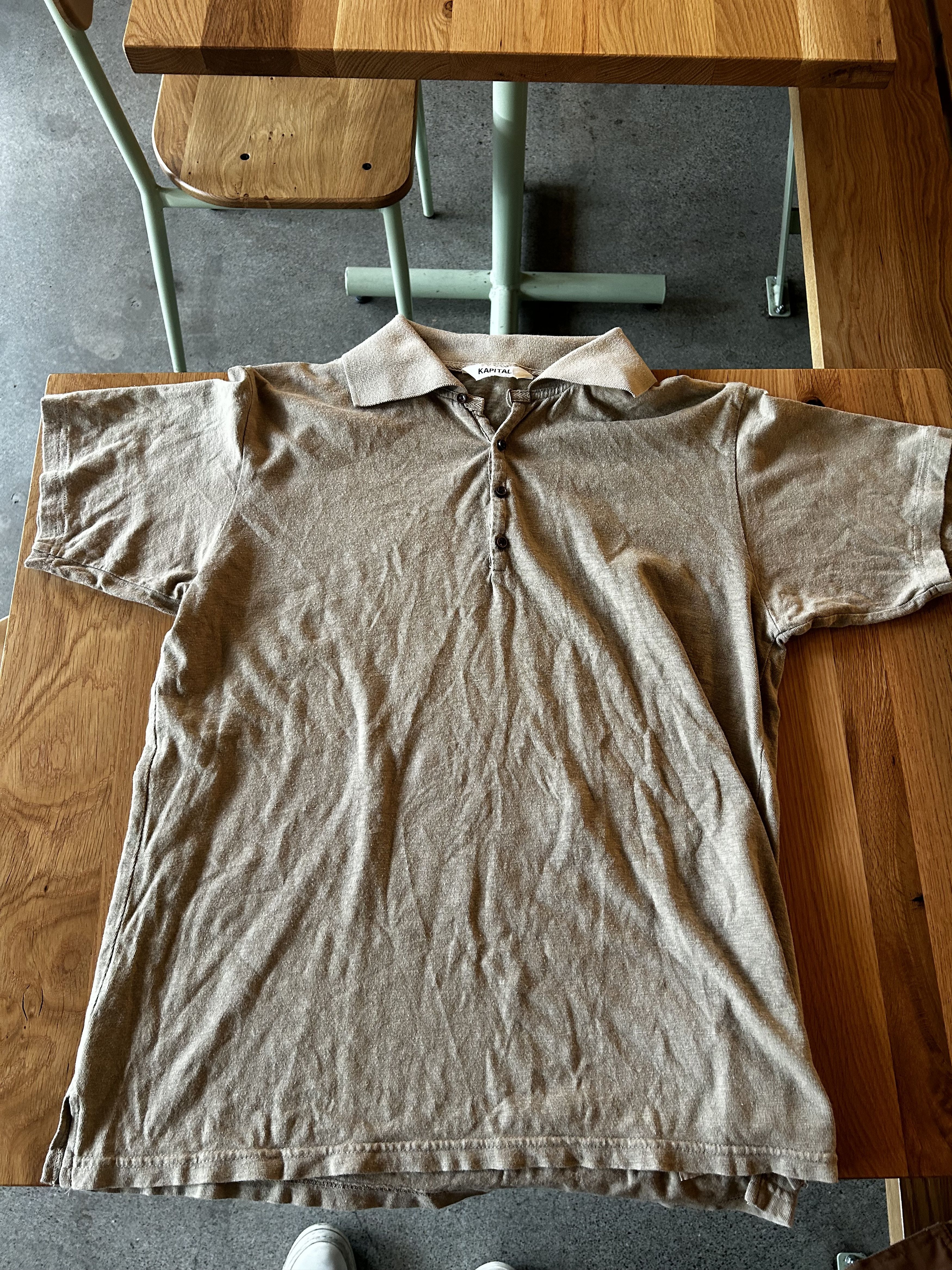 Kapital Tan Kapital Polo Size US M / EU 48-50 / 2 - 1 Thumbnail