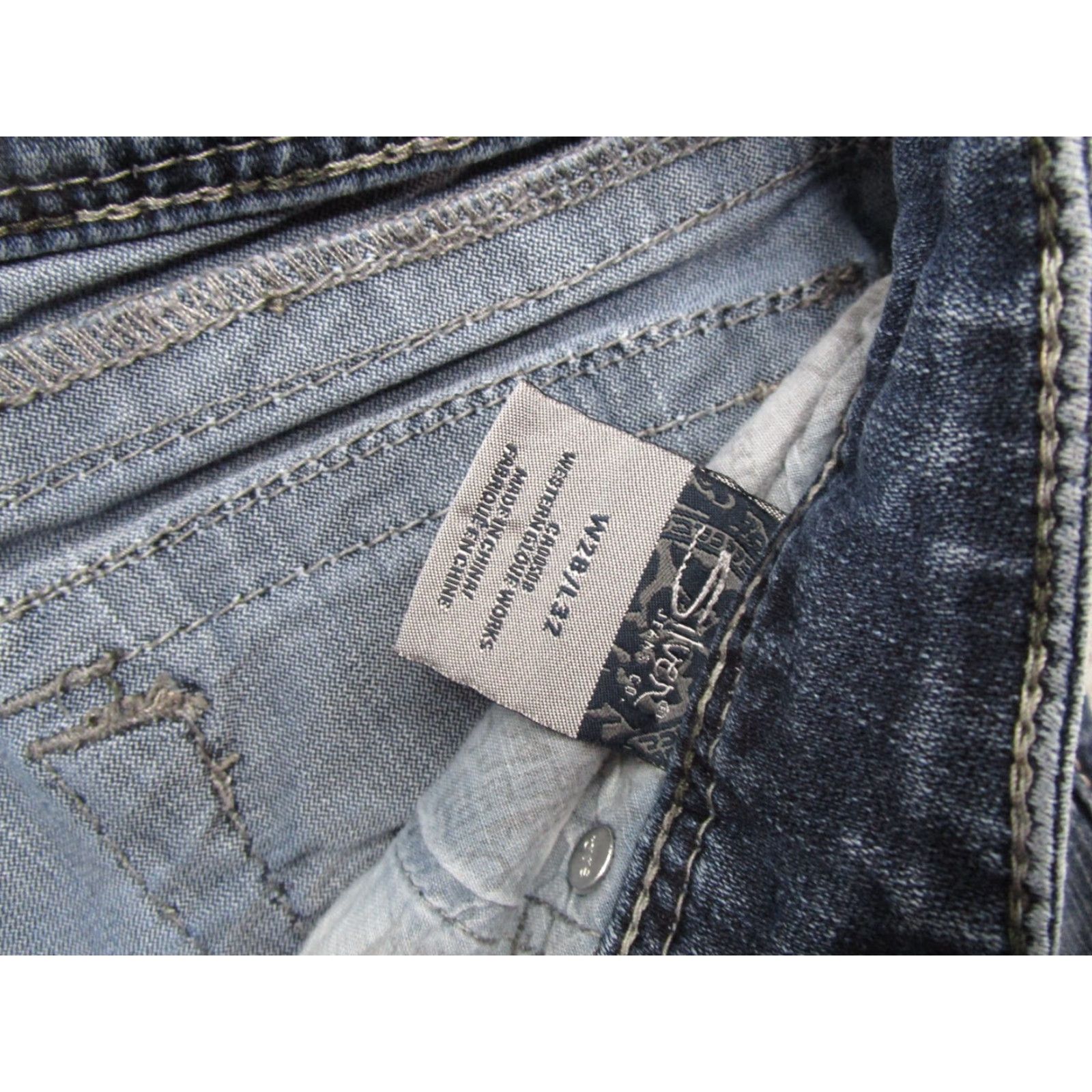 Silver Jeans Co. Vtg Silver Jeans Suki Surplus Bootcut Denim Jeans Women 28x32 Blue Pocketed Size 28" / US 6 / IT 42 - 5 Thumbnail