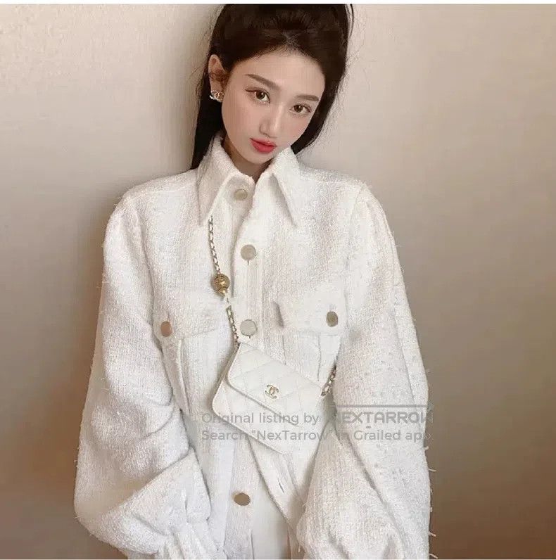 Chanel Chanel 21P white jacket Size S / US 4 / IT 40 - 9 Thumbnail