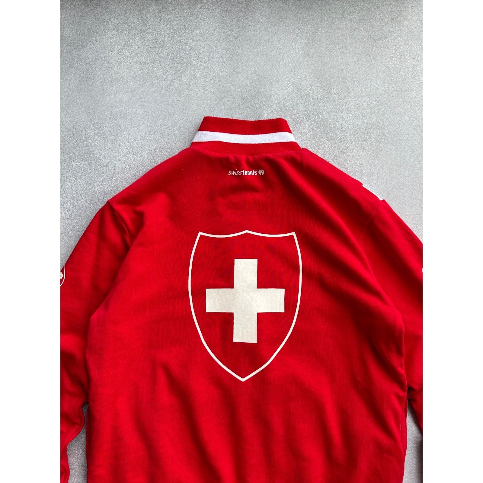 Vintage VTG Roger Federer Switzerland Tennis Reversible Heavy Zip Ol Size US XL / EU 56 / 4 - 12 Thumbnail