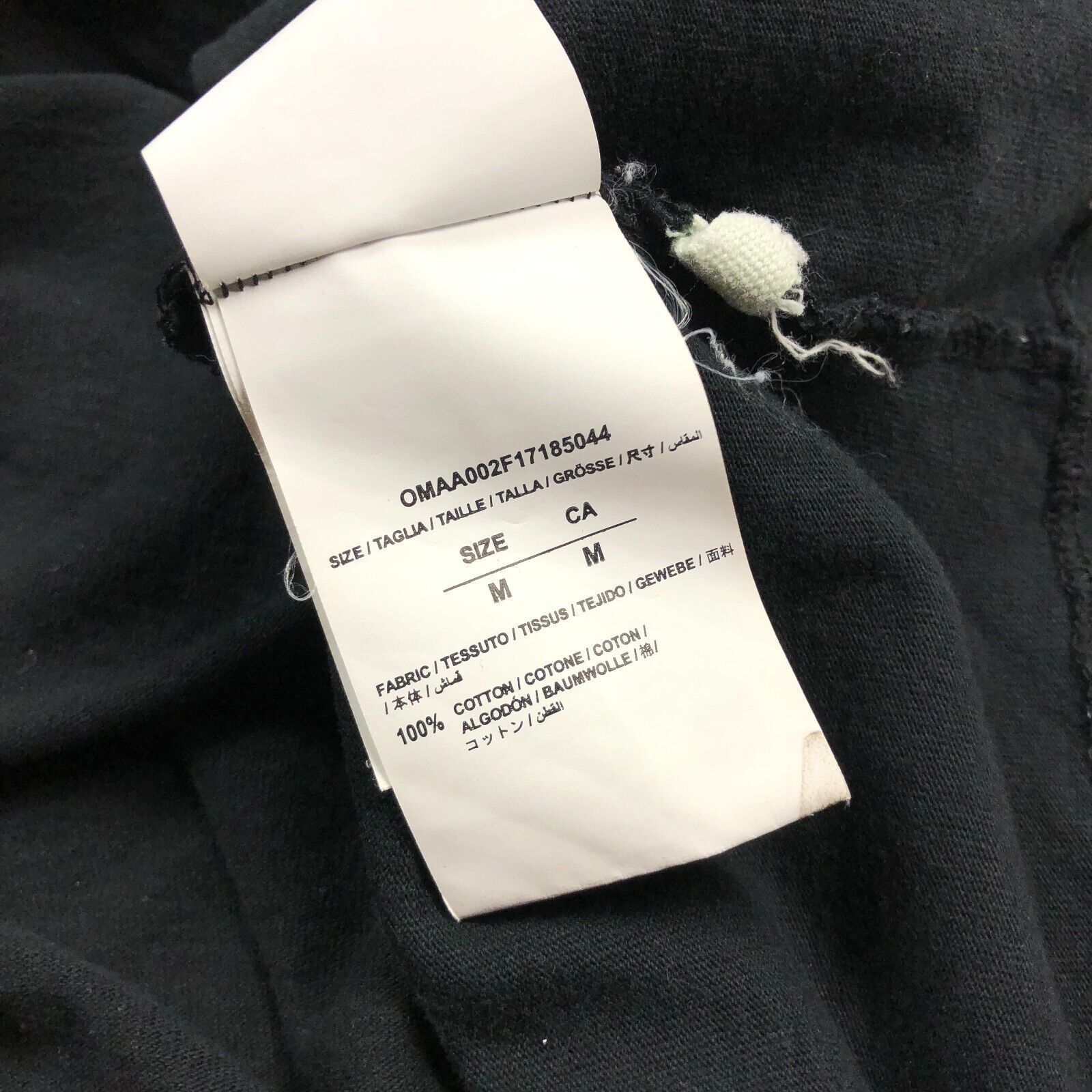 Off-White Off White Orange Block Logo Black Tee T Shirt size Medium M Size US M / EU 48-50 / 2 - 7 Thumbnail