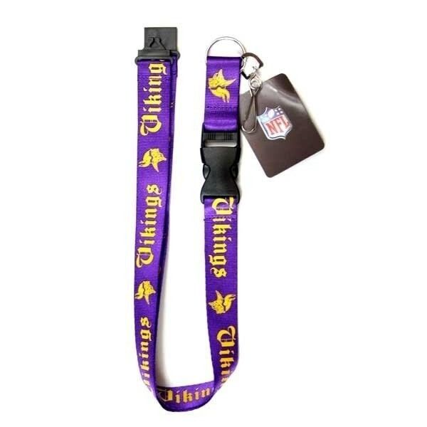 Other Minnesota VIkings Lanyard Keychain 2-Sided Old English Font Size ONE SIZE - 2 Thumbnail