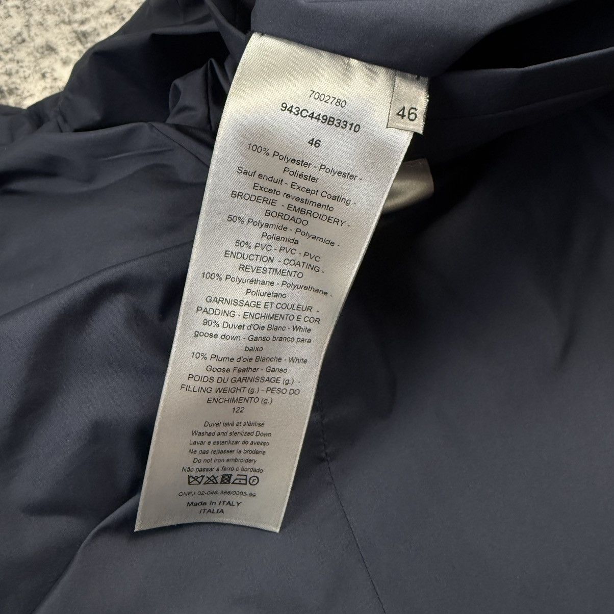 Dior Dior CD Icon Down Puffer ‘Navy’ Jacket Size US M / EU 48-50 / 2 - 7 Thumbnail