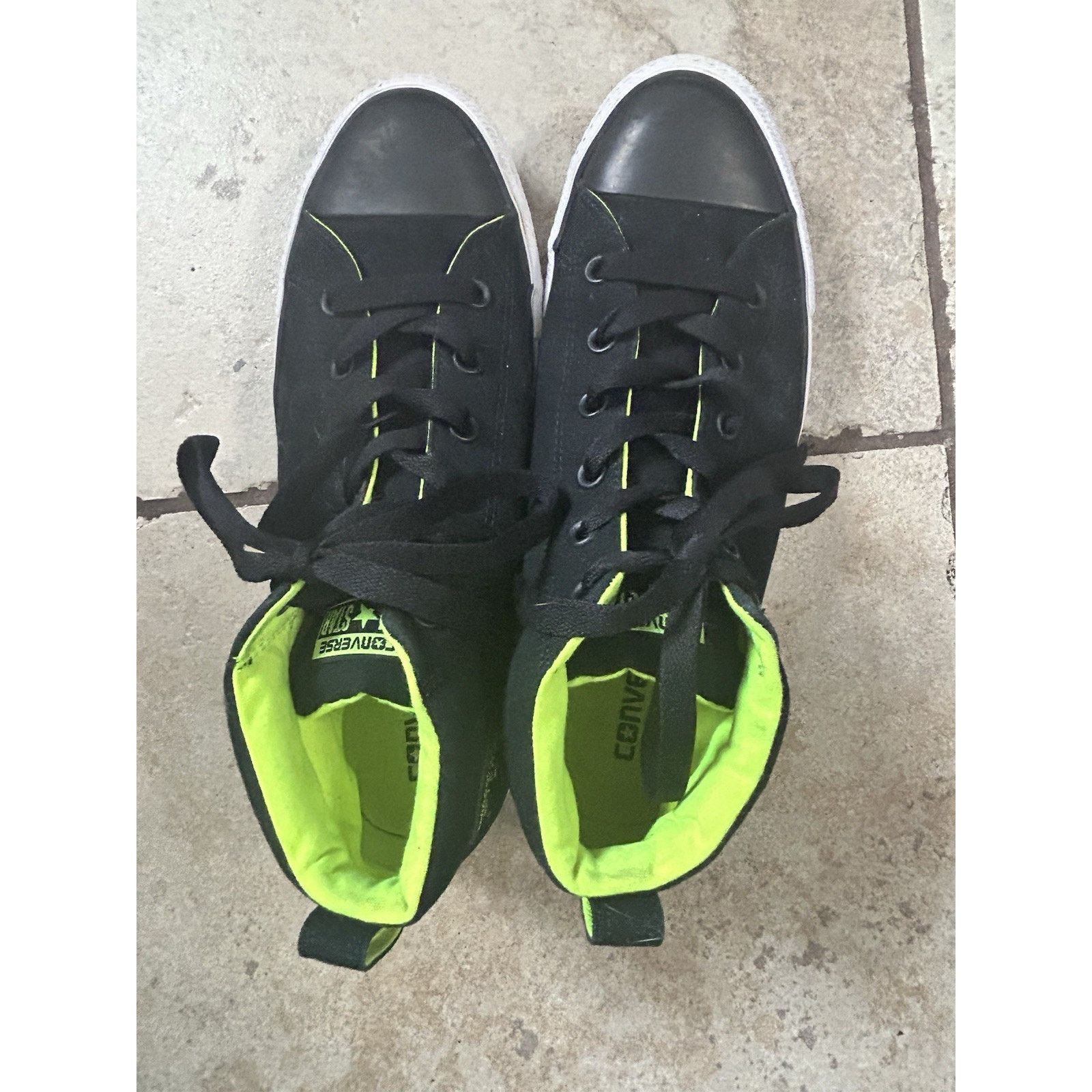 Converse converse high tops Men 9.5 Black And Green Style 154881F Size US 9.5 / EU 42-43 - 2 Thumbnail