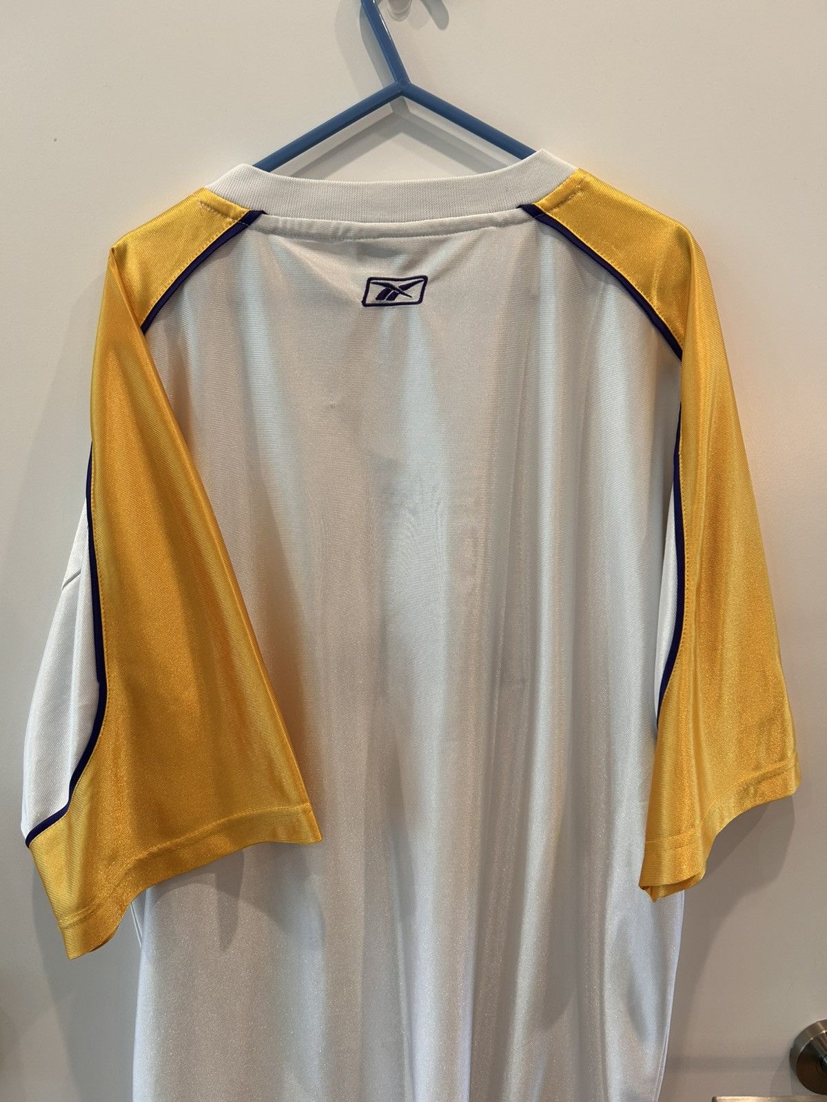 Reebok Reebok Lakers Warm-Up Jersey White/Gold Size Size US XL / EU 56 / 4 - 4 Thumbnail