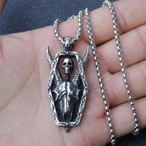 High Sport × Jewelry × Other Stainless Steel Sheephead Skull Necklace Pendant Size ONE SIZE - 1 Thumbnail