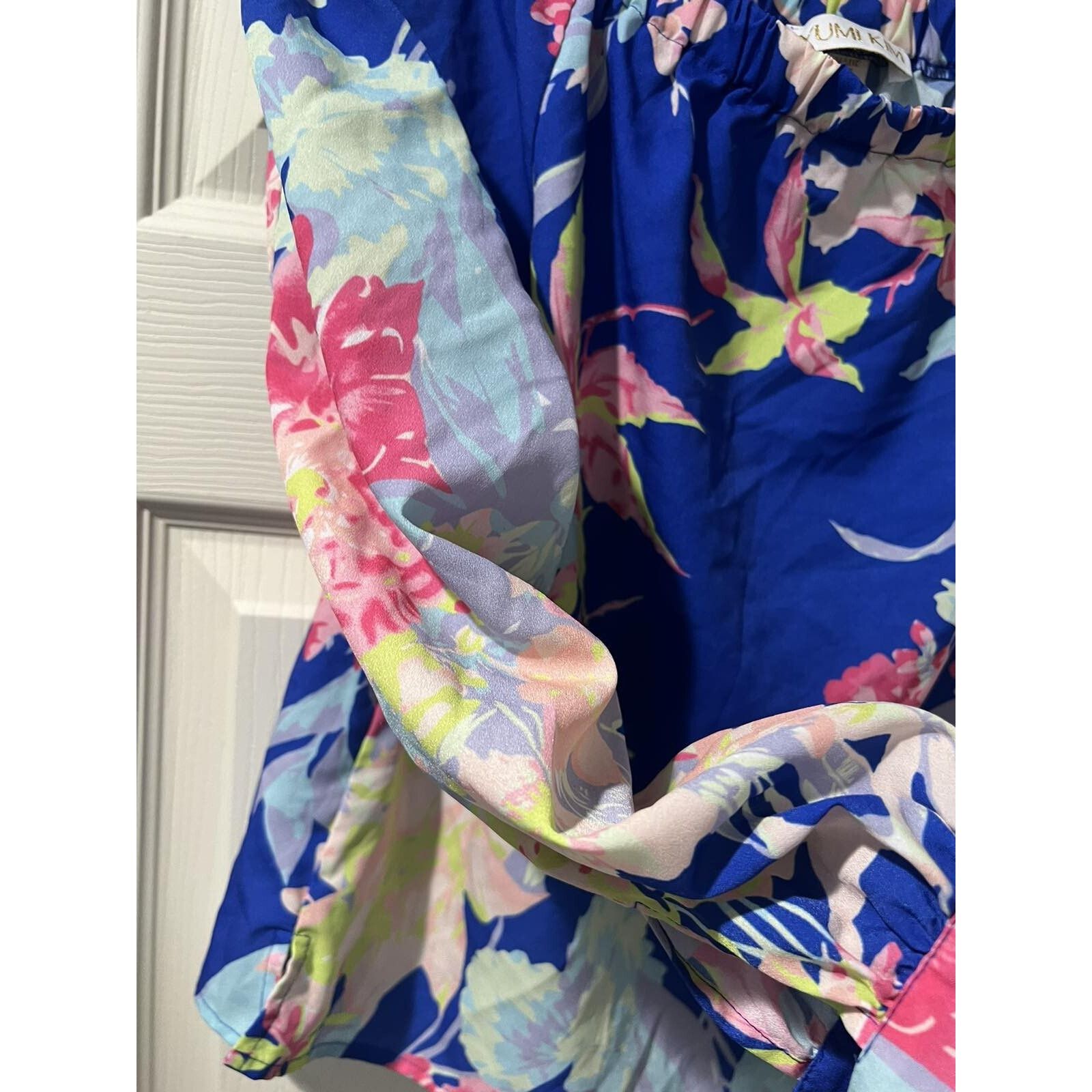 & Other Stories Yumi Kim Size S Tropic Blouse Off Shoulder Tie A001783 Size S / US 4 / IT 40 - 5 Thumbnail