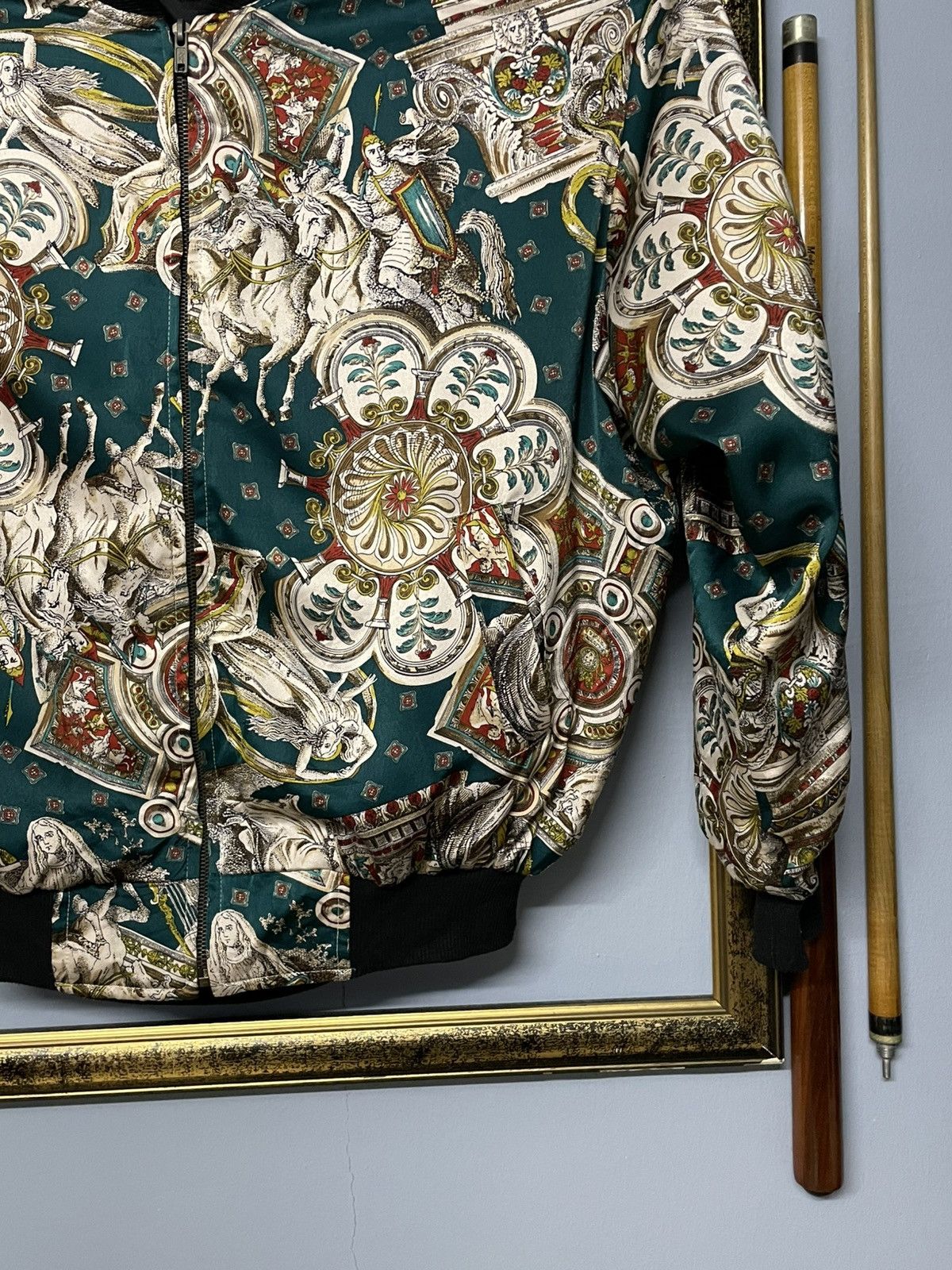 Vintage Rare 80s Vintage Designer Classic Greco-Roman Art Luxury Size US XL / EU 56 / 4 - 4 Thumbnail