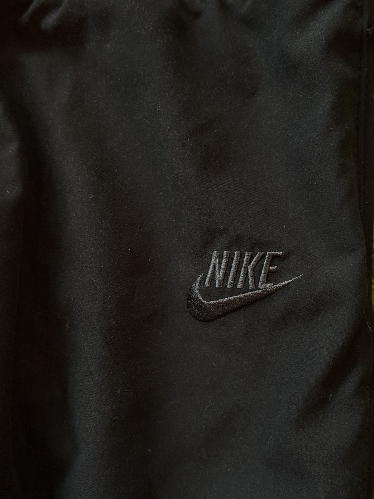 Nike Nike 2000s vintage Y2K knit logo wide leg trek pants Size US 30 / EU 46 - 3 Thumbnail