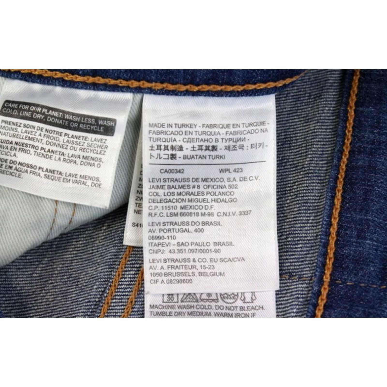 Levi's Levi's 520 Jeans Men Tapered Stretch Denim Pants W33/L34 Blue Size US 33 - 6 Thumbnail