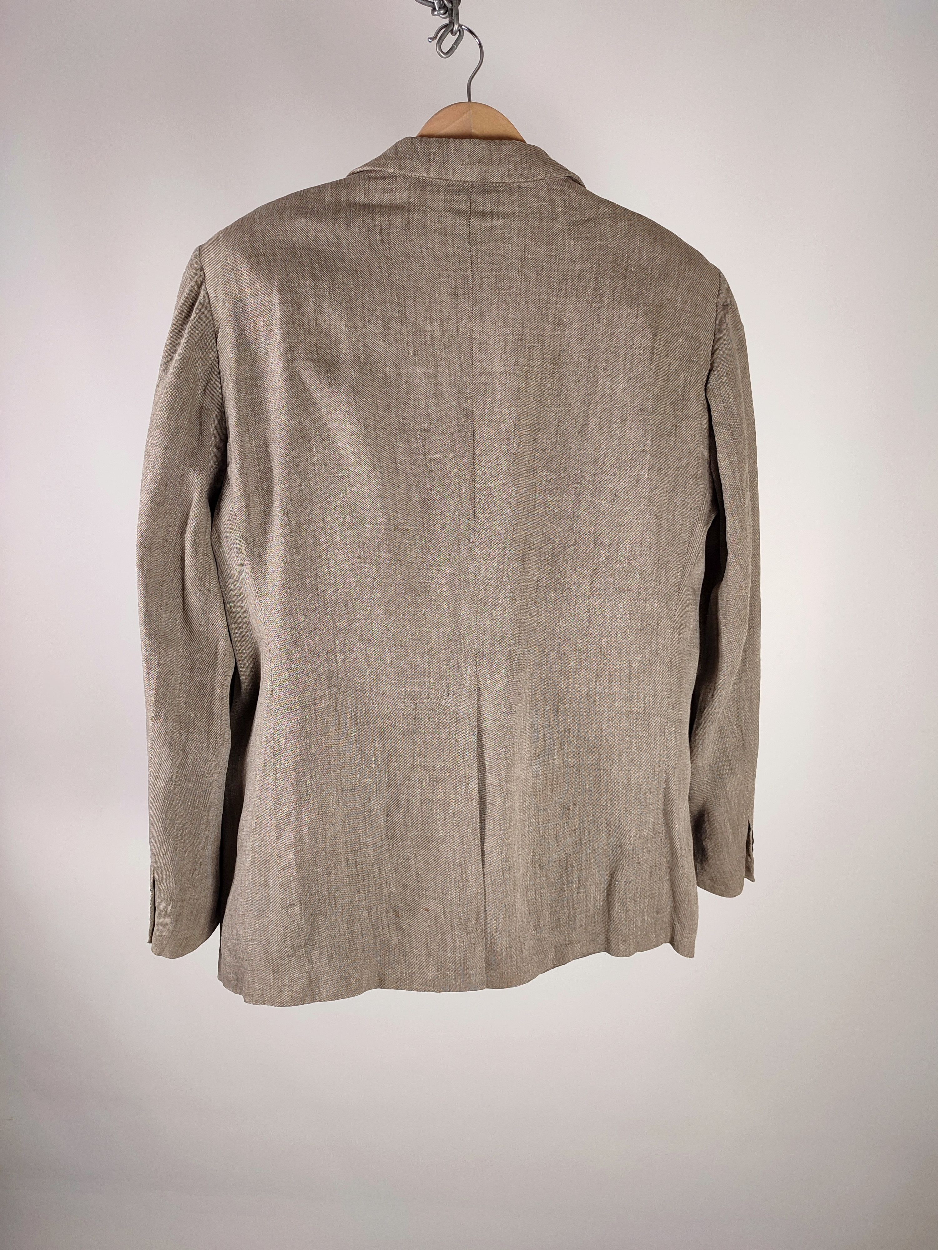 Emporio Armani Emporio Armani 2005 Oldschool Linen Blazer Size 50R - 11 Thumbnail
