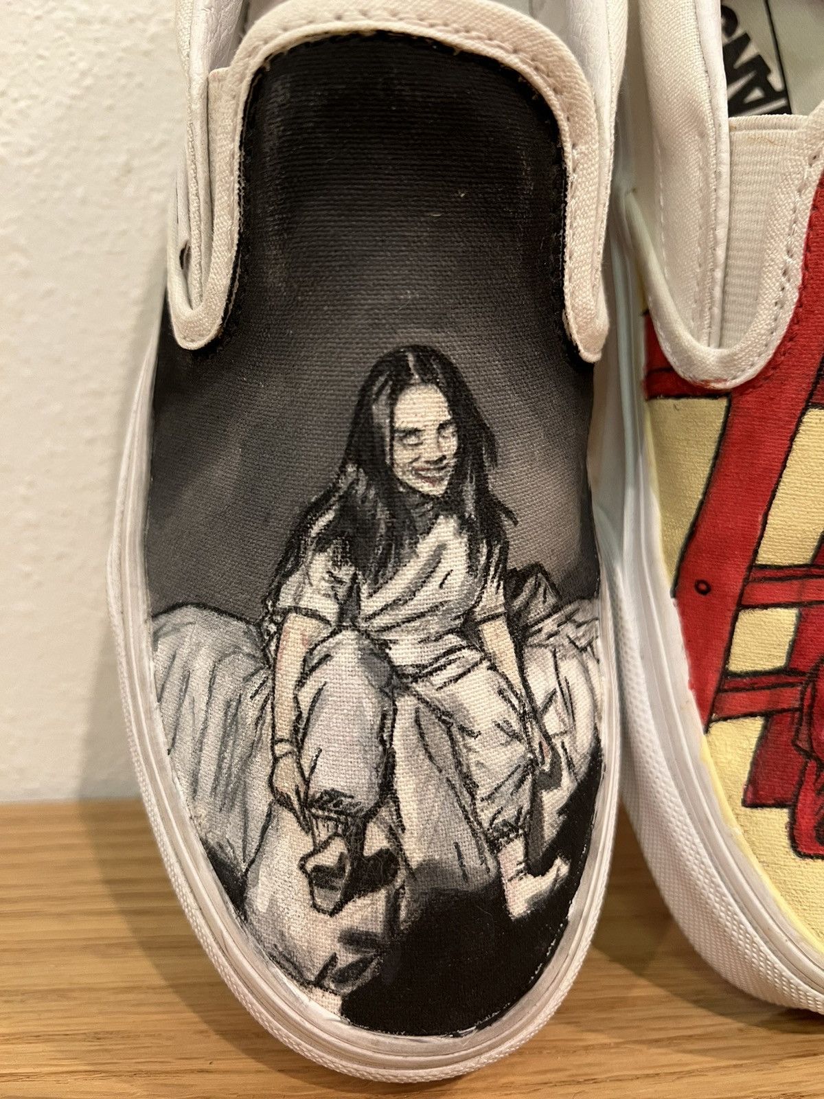 Custom billie eilish vans store