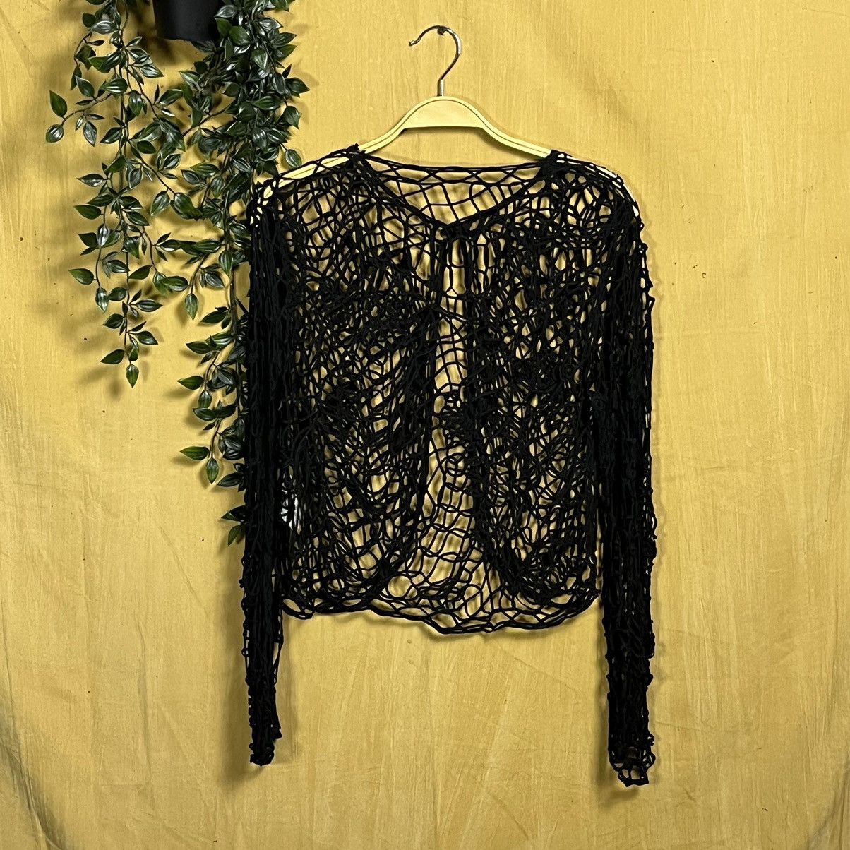 Gianni Valentino × If Six Was Nine × Japanese Brand Vintage Gianni lo Giudice Mesh Cardigan Size S / US 4 / IT 40 - 2 Thumbnail