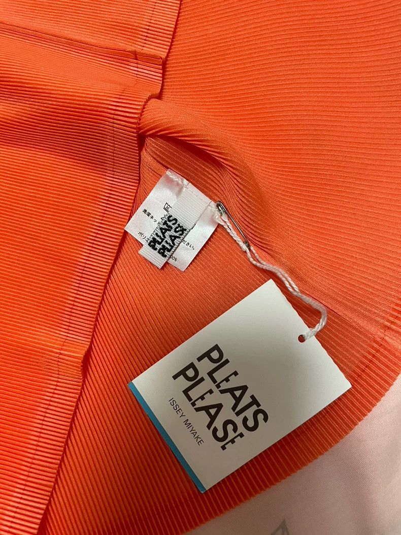 Issey Miyake Issey Miyake Orange short-sleeved shirt Size L / US 10 / IT 46 - 4 Thumbnail