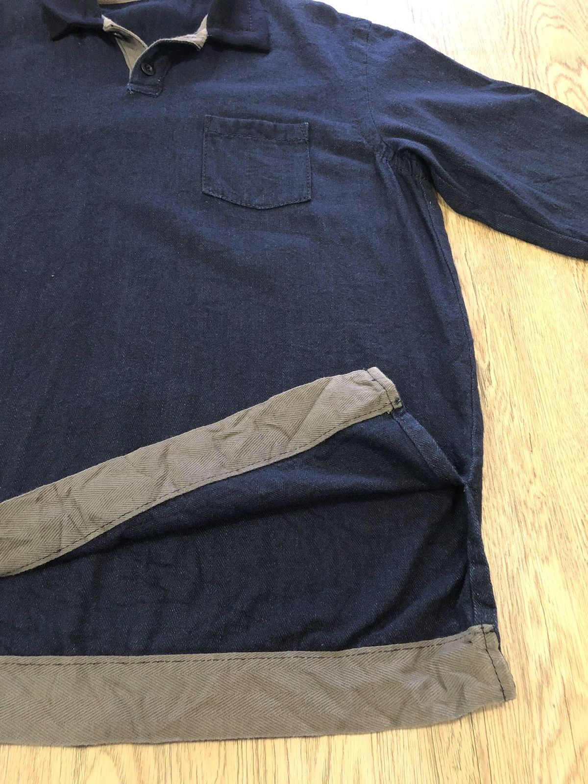 Sacai Sacai blue denim pocket tee Size US L / EU 52-54 / 3 - 12 Thumbnail
