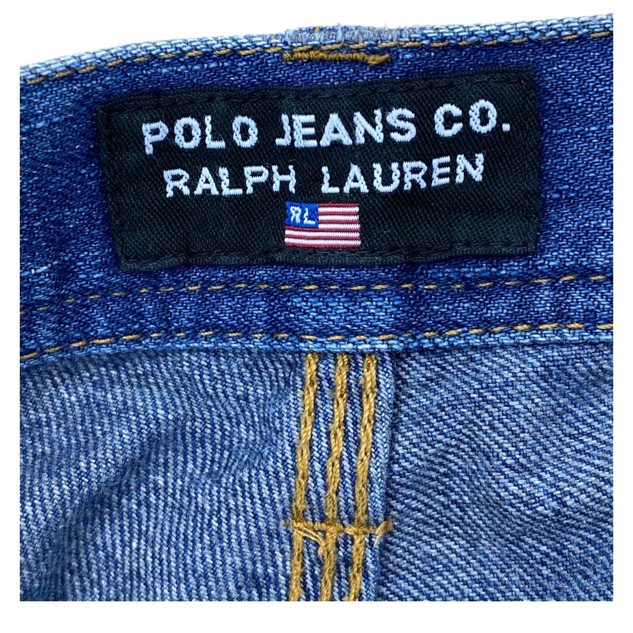 Polo Ralph Lauren Vintage Polo Laph Lauren 3 Quarter Blue Wash Carpenter Jeans Size US 33 - 14 Thumbnail