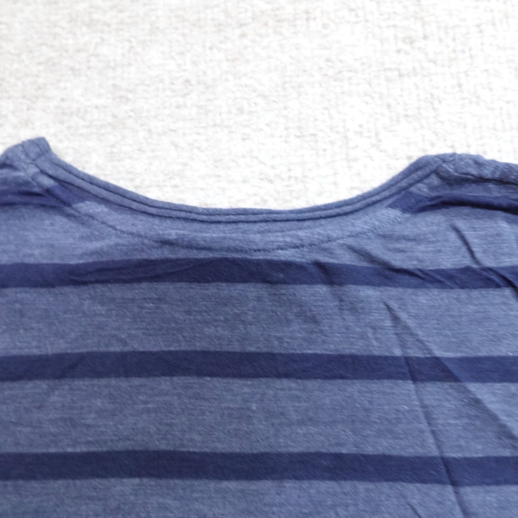 J.Crew Vince Womens Shirt XS Blue Crewneck Breton Stripe Roll Sleeve Shirt Women's XS Blue Breton Stripe Crew Neck Size XS / US 0-2 / IT 36-38 - 6 Thumbnail