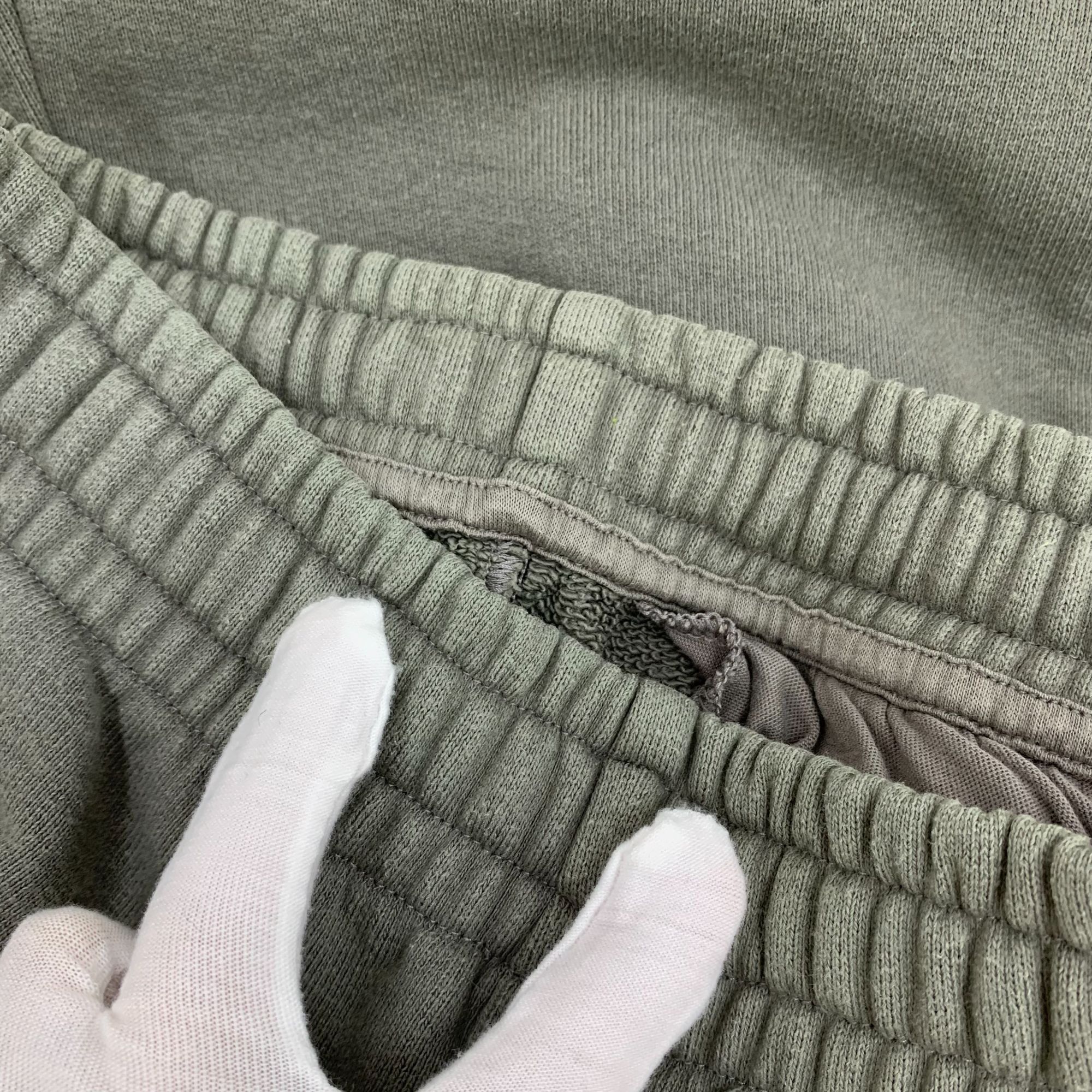 Gucci Gucci Grayish-Green Cotton Drawstring Sport Pants With Side Size US 30 / EU 46 - 3 Thumbnail