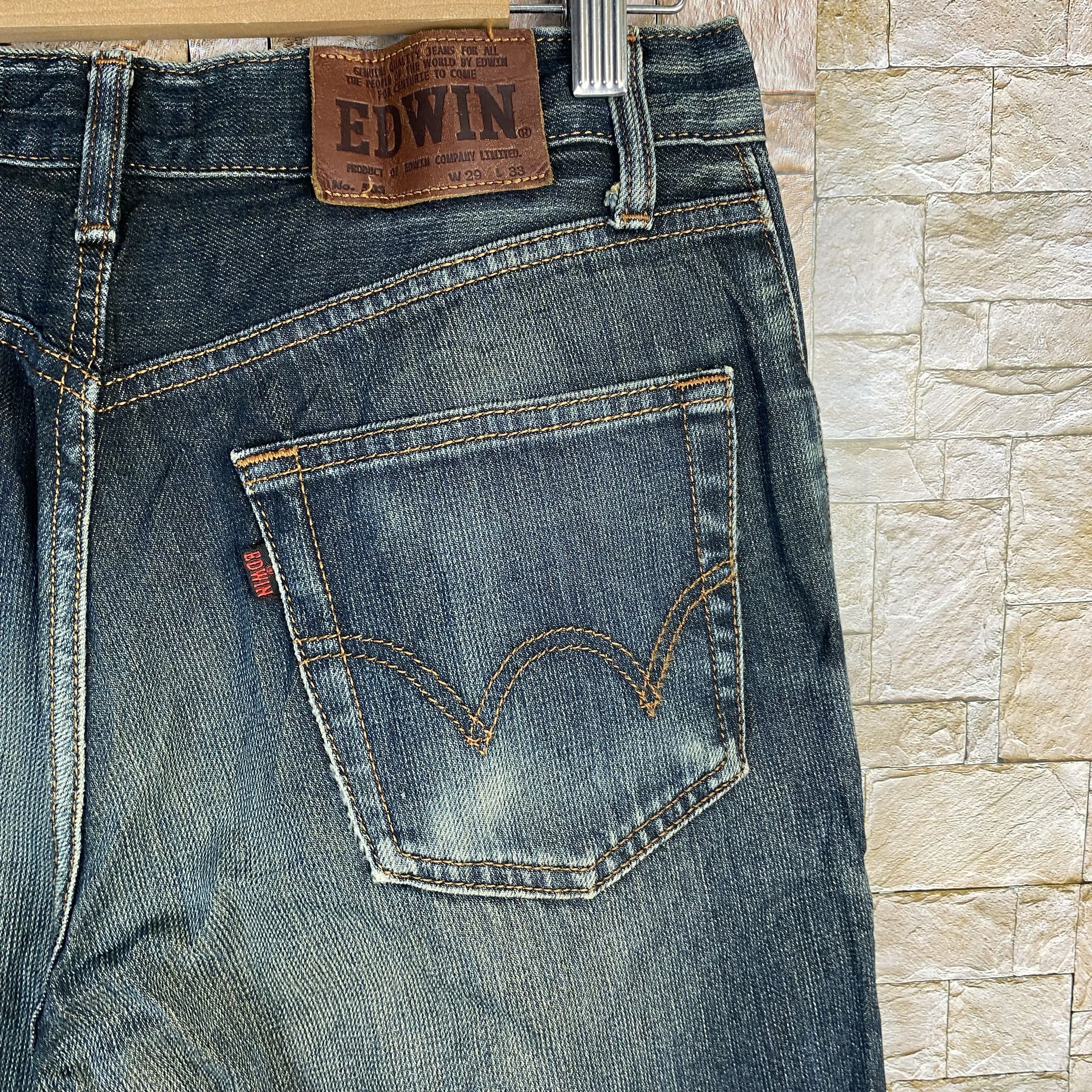 Edwin Edwin Blue vintage Denim Pants #7593 Size US 29 - 19 Thumbnail