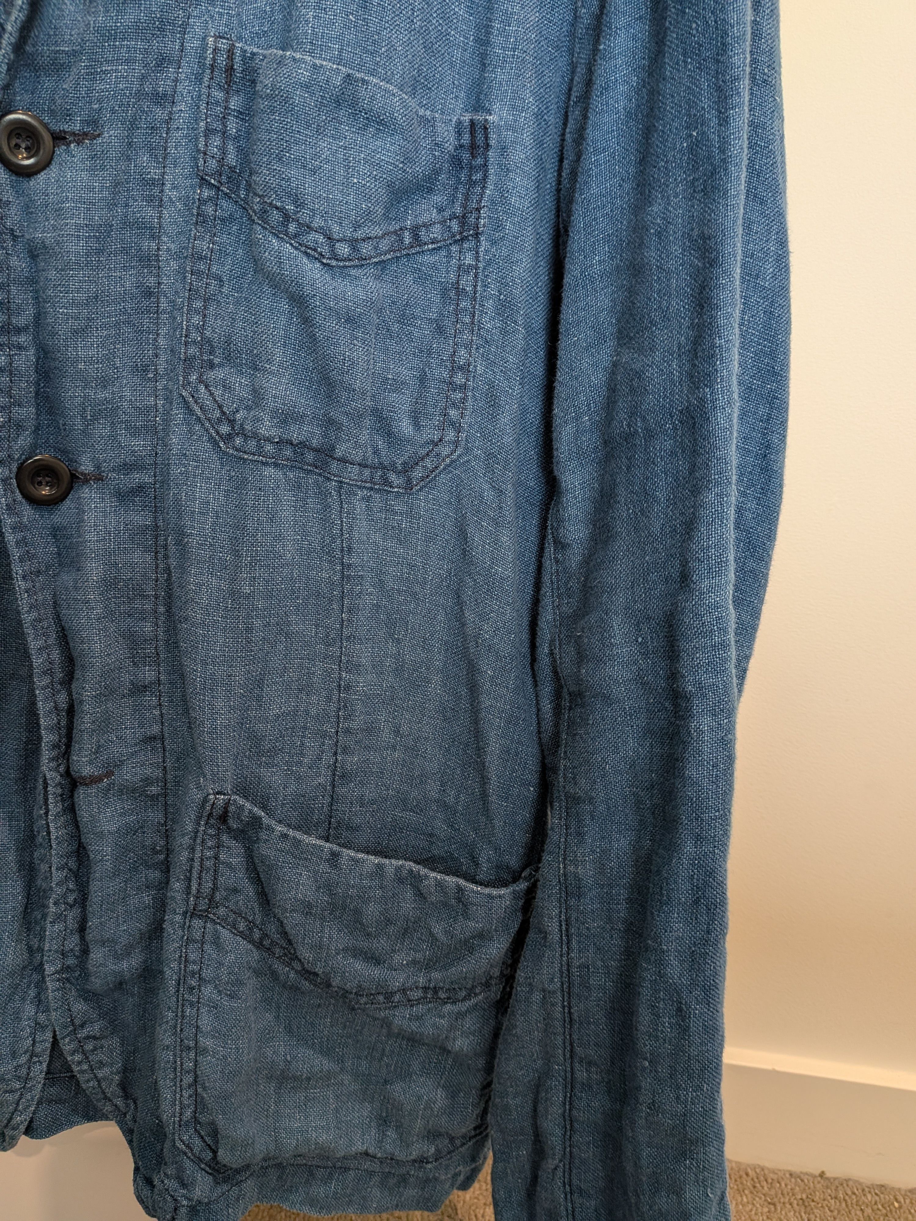 Arpenteur Arpenteur Villefranche Jacket - Indigo Dyed Linen Size US M / EU 48-50 / 2 - 5 Thumbnail